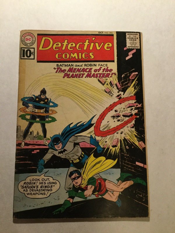 Detective Comics 296 Very Good Vg 4.0 Tape Dc Comics