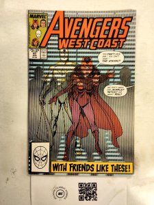 Avengers West Coast #47 NM Marvel Comic Books Scarlet Witch Vision 30 HH54