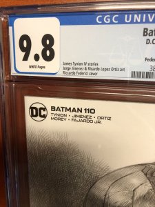Batman #110 (CGC 9.8) (2021) Federici Variant Cover