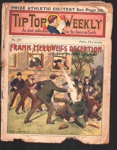 Tip Top Weekly #267 5/25/1901-Frank Merriwell's Deception-5¢ cover price-dime...