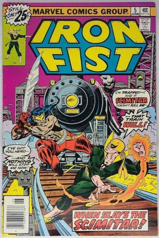 Iron Fist #5 FN+ 1st appearance of Scimitar - Android's Amazing Comics