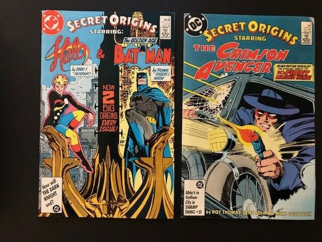 SET of 5-DC SECRET ORIGINS#5-9 Batman, Green Lantern, Flash  F/VF(A122)