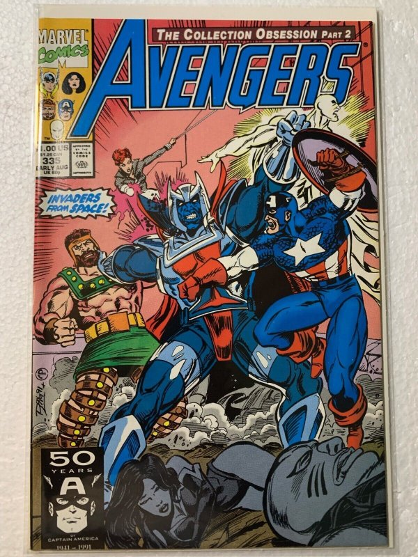 AVENGERS #335  NM COPPER AGE  MARVEL COMICS 