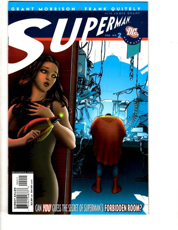 10 Superman DC Comics All Star # 1 2 3 + Man Of Steel # 1 (2) 2 3 4 5 6 CR20