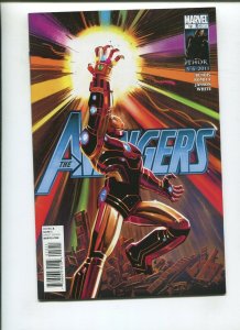 AVENGERS #12 (9.2) IRON MAN WITH GAUNTLET COVER! 2011