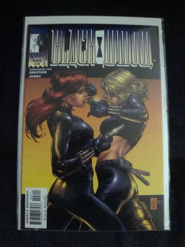 Black Widow #3 (1999) Black Widow [Natasha Romanova]; Daredevil; Yelena Belova