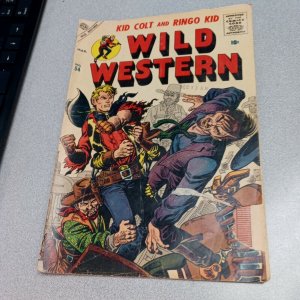 Wild Western #54 Atlas Comics 1957 Silver Age Kid Colt Cover Two Gun joe maneely