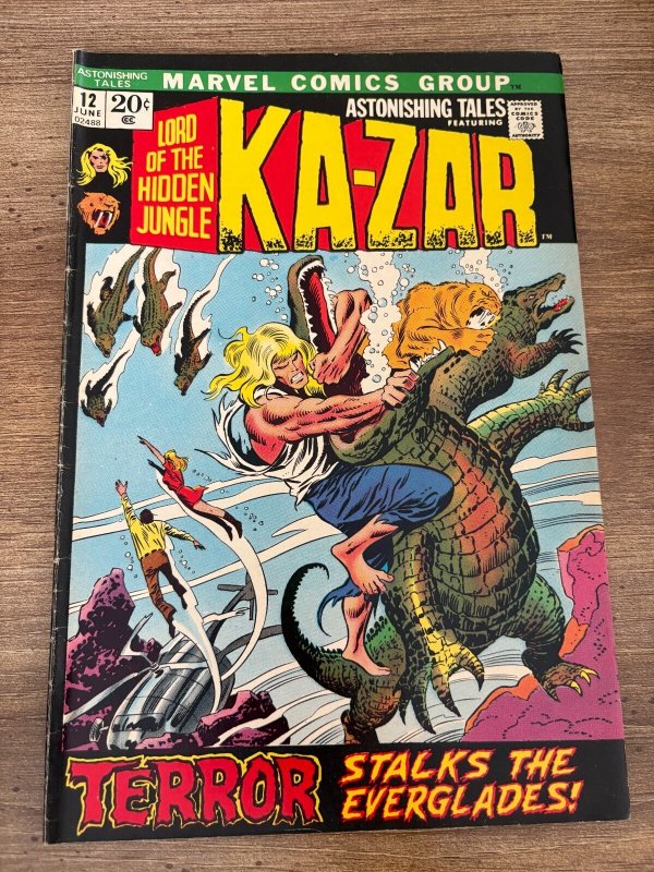 Astonishing Tales # 12 FN Marvel Comic Book Ka-Zar Zabu Jungle 18 J289