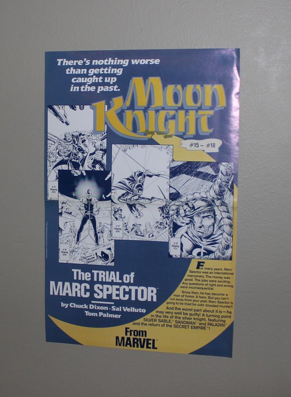 Marvel Promo Poster / MoonKnight / 1990