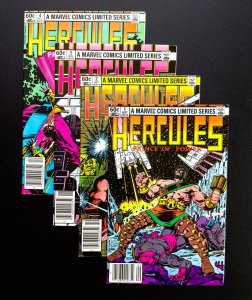 Hercules #1-4 [Lot of 4 books] (1982) Newsstand -  [KEY] 1st Solo Series - NM!