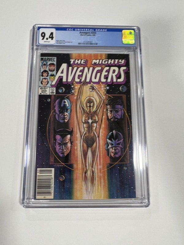 AVENGERS 255 CGC 9.4 WHITE PAGES MARVEL 1985