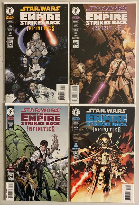 Star Wars Infinities The Empire Strikes Back set #1-4 Dark Horse (8 VF) (2002)
