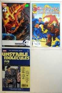 Fantastic Four Lot 3 #569, World's 1, Unstable 1 2001 Marvel 1st Print Comics