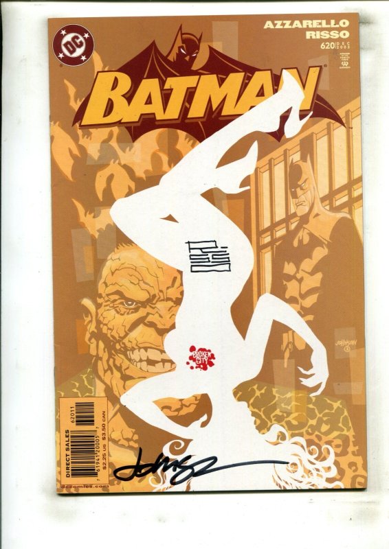 BATMAN #620 (9.0) SIGNED BY EDUARDO RISSO & DAVE JOHNSON!! 2003