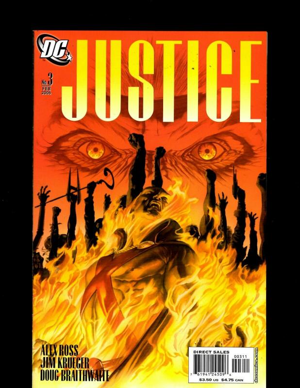 Lot of 12 Justice DC Comic Books #1 2 3 4 5 6 7 8 9 10 11 12 SM16