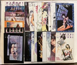 Kabuki 21 Comics + 3 Tpb Image Comics (1997) 1-9 Scarab 1-8 (1999) (2 Comp Sets) 
