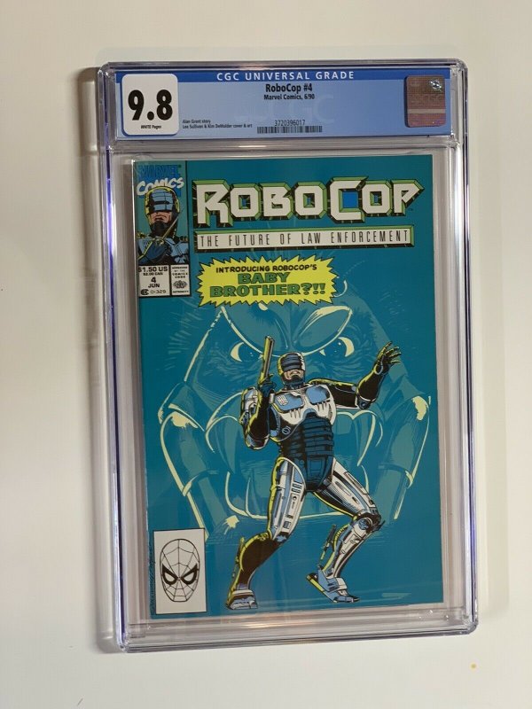 Robocop 4 Cgc 9.8 Wp Marvel