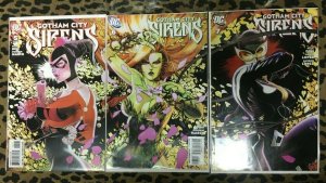 GOTHAM CITY SIRENS - DC - #5-7 - Harley, Ivy & Cat - 2009-2010 - VF+ Or Better