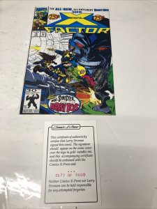 X-Factor (1992) # 75 (VF/NM) Variant Signed Larry Stroman  • Marvel Comics • COA