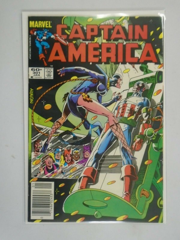 Captain America #301 Newsstand edition 6.0 FN (1985 1st Series)