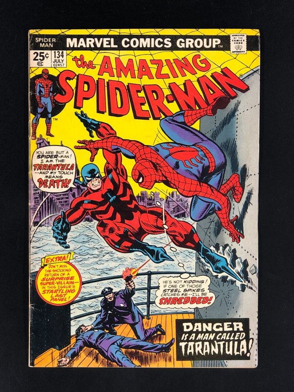 The Amazing Spider-Man #134 (1974) VG/FN 1st Appearance of Tarantula