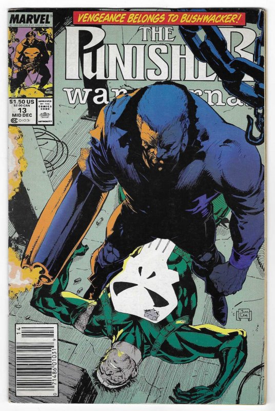 The Punisher War Journal #13 Newsstand Edition (1989)