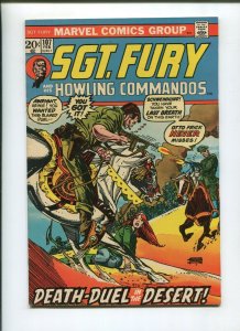 SGT FURY #107 (9.2) IN THE DESERT..TO DIE!! 1973