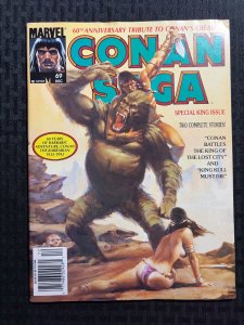 1992 CONAN SAGA Magazine #69 FVF 7.0 Gil Kane / King Kull
