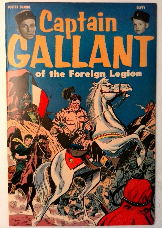 Captain Gallant of the Foreign Legion 1 US Pictorial 1955 FN/VF Golden Age Comic