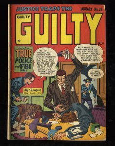 Justice Traps the Guilty #22 VG 4.0