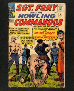 Sgt. Fury and His Howling Commandos #5 1st Baron Strucker!