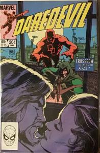 DAREDEVIL MARVEL #201-206 MOST ARE IN NM OR VF.SATISFACTION GUARANTEED.