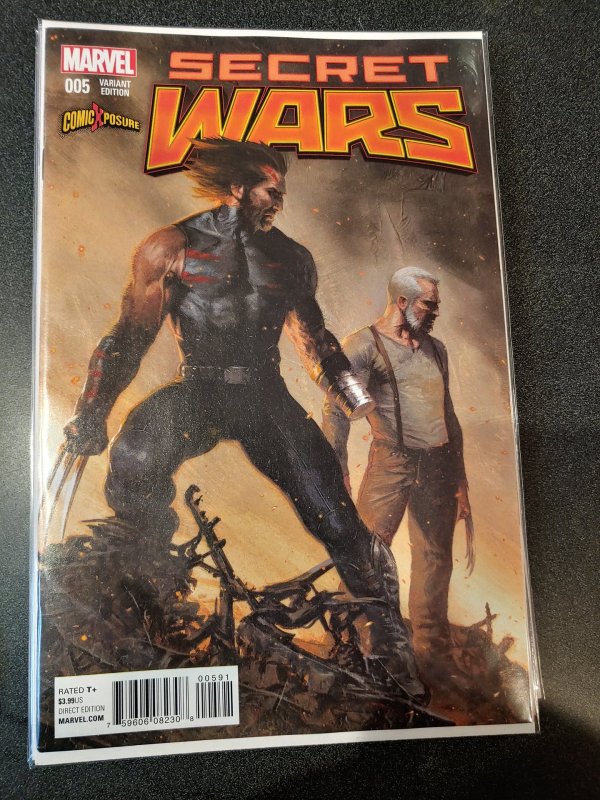 SECRET WARS #5 EXCLUSIVE COMICXPOSURE VARIANT BY Gabriele Dell'Otto