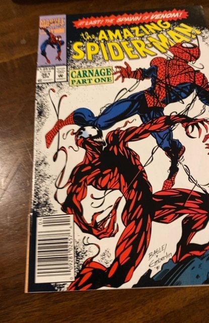 The Amazing Spider-Man #361 (1992) 1 print 1 st carnage