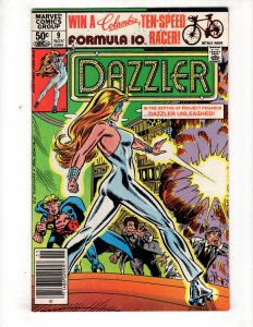 Dazzler #9 Newsstand Edition (1981)  / ID#367