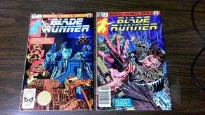 Blade Runner #1 +2 Marvel Comics 1982 Movie Adaptation Harrison Ford Newsstand 