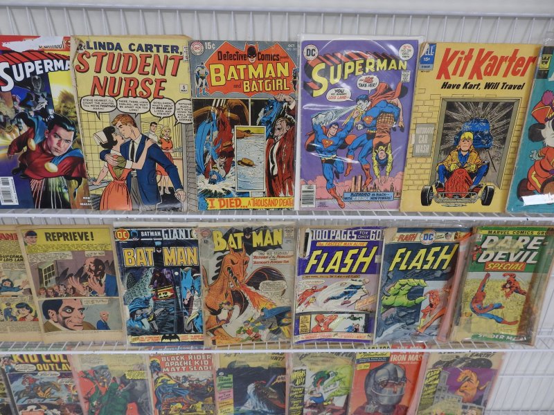 Lot of 28 Low Grade Comics W/ Batman, Flash, +More! See desc
