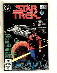 Star Trek # 28 VF/NM DC Comic Book SIGNED Diane Duane Space Opera Kirk J372