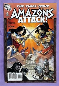 Will Pfeifer Wonder Woman AMAZONS ATTACK #1 - 6 Pete Woods (DC, 2007)!