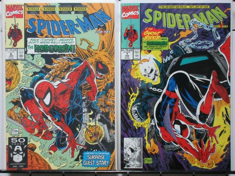 SPIDERMAN (1990) 6-7  Masques Ghost Rider & Hobgoblin McFarlane