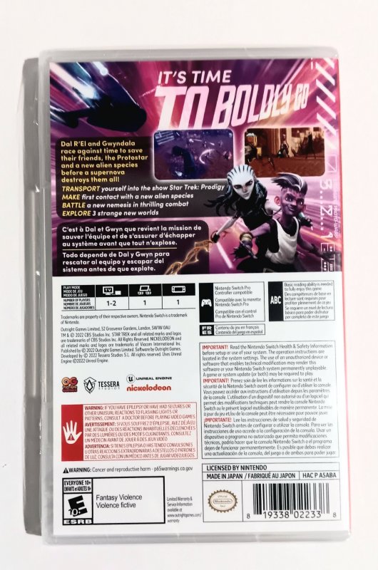 STAR TREK PRODIGY: SUPERNOVA | OUTRIGHT GAMES | PHYSICAL NINTENDO SWITCH | NIB