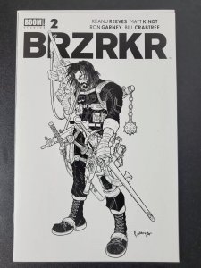 BRZRKR #2 2021 Grampa 1:20 Black & White Secret Variant Boom Studios EB115