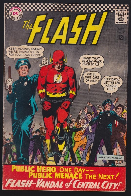 Flash #164 5.5 FN- DC Comic - Sep 1966 Carmine Infantino