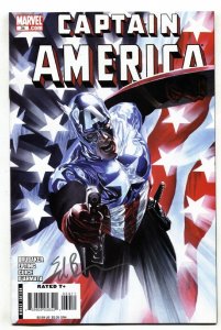 Captain America #34 1st Bucky as Captain America 2008 -Signed!