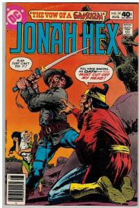 JONAH HEX 39 F-VF Aug. 1980 COMICS BOOK