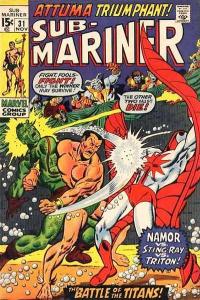 Sub-Mariner (1968 series) #31, VF- (Stock photo)