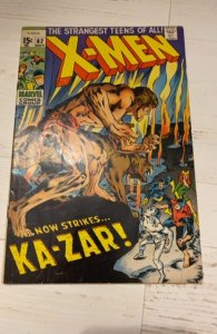 The X-Men #62 (1969)neal Adam's art/ Kazar and the savage land