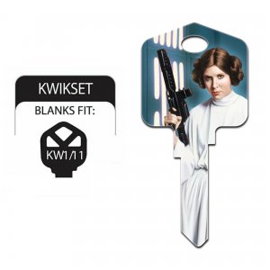 Star Wars Key Blanks Kwikset-KW, Princess Leia