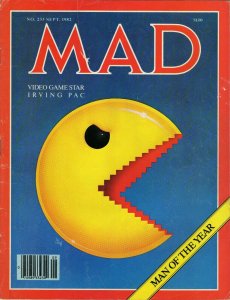 ORIGINAL Vintage 1982 Mad Magazine #233 Pac Man