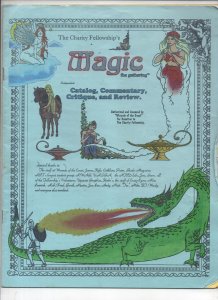 RARE - MAGIC the GATHERING Charity Fellowship Catalog Commentary Review, Colored